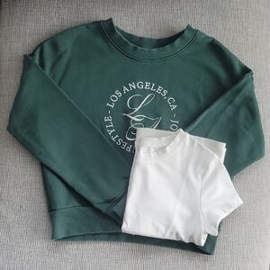 H&M Green LA Graphic Kids Sweatshirt